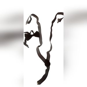 Black suspenders and bow tie costume-UNISEX
